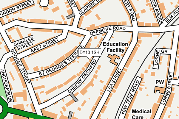 DY10 1SH map - OS OpenMap – Local (Ordnance Survey) DY10 1SH map - OS OpenMap – Local (Ordnance Survey)