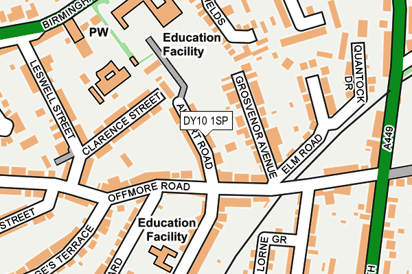 DY10 1SP map - OS OpenMap – Local (Ordnance Survey) DY10 1SP map - OS OpenMap – Local (Ordnance Survey)