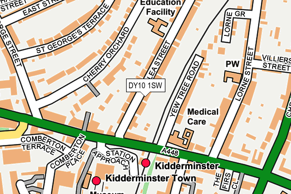 DY10 1SW map - OS OpenMap – Local (Ordnance Survey) DY10 1SW map - OS OpenMap – Local (Ordnance Survey)
