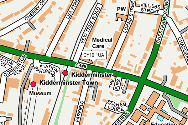 DY10 1UA map - OS OpenMap – Local (Ordnance Survey) DY10 1UA map - OS OpenMap – Local (Ordnance Survey)