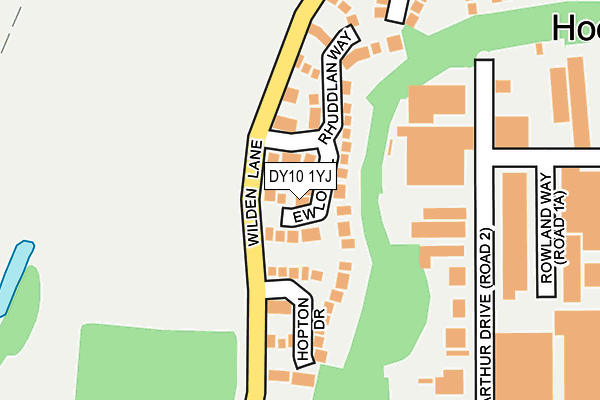 DY10 1YJ map - OS OpenMap – Local (Ordnance Survey) DY10 1YJ map - OS OpenMap – Local (Ordnance Survey)