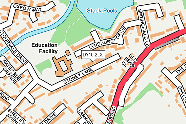 DY10 2LX map - OS OpenMap – Local (Ordnance Survey) DY10 2LX map - OS OpenMap – Local (Ordnance Survey)
