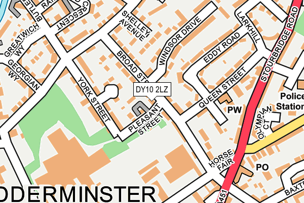DY10 2LZ map - OS OpenMap – Local (Ordnance Survey) DY10 2LZ map - OS OpenMap – Local (Ordnance Survey)