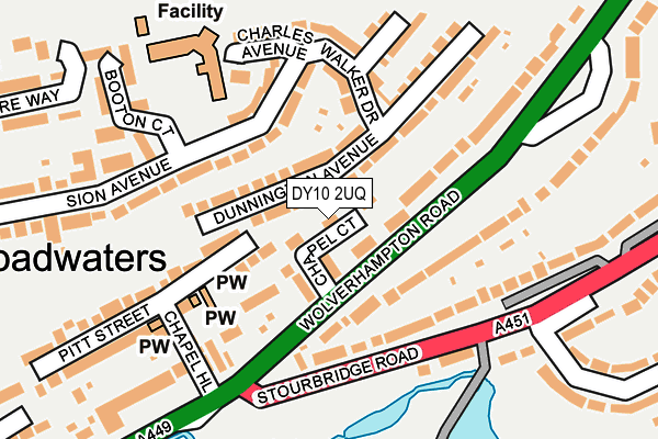 DY10 2UQ map - OS OpenMap – Local (Ordnance Survey) DY10 2UQ map - OS OpenMap – Local (Ordnance Survey)