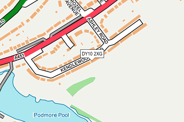 DY10 2XG map - OS OpenMap – Local (Ordnance Survey) DY10 2XG map - OS OpenMap – Local (Ordnance Survey)