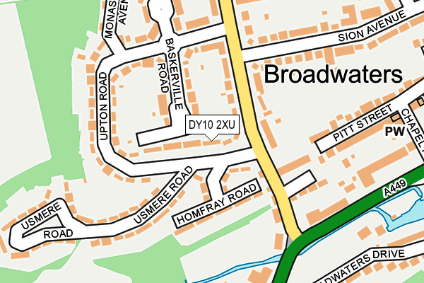 DY10 2XU map - OS OpenMap – Local (Ordnance Survey) DY10 2XU map - OS OpenMap – Local (Ordnance Survey)