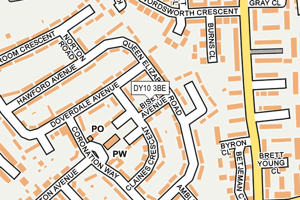 DY10 3BE map - OS OpenMap – Local (Ordnance Survey) DY10 3BE map - OS OpenMap – Local (Ordnance Survey)