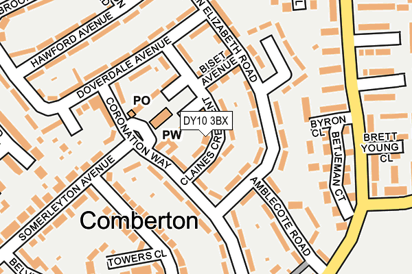 DY10 3BX map - OS OpenMap – Local (Ordnance Survey)