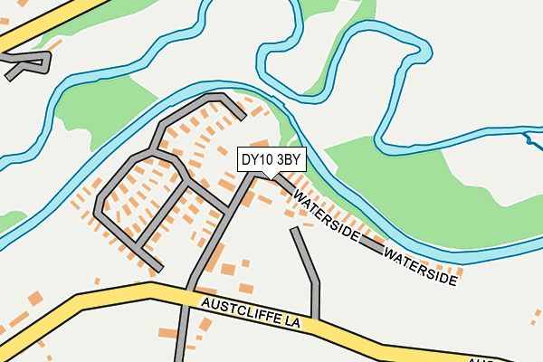 DY10 3BY map - OS OpenMap – Local (Ordnance Survey) DY10 3BY map - OS OpenMap – Local (Ordnance Survey)