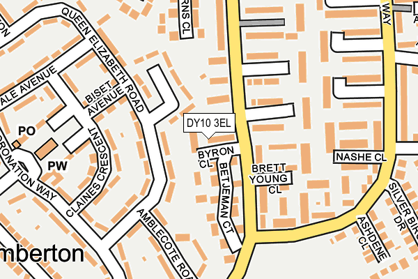 DY10 3EL map - OS OpenMap – Local (Ordnance Survey) DY10 3EL map - OS OpenMap – Local (Ordnance Survey)