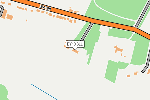 DY10 3LL map - OS OpenMap – Local (Ordnance Survey)