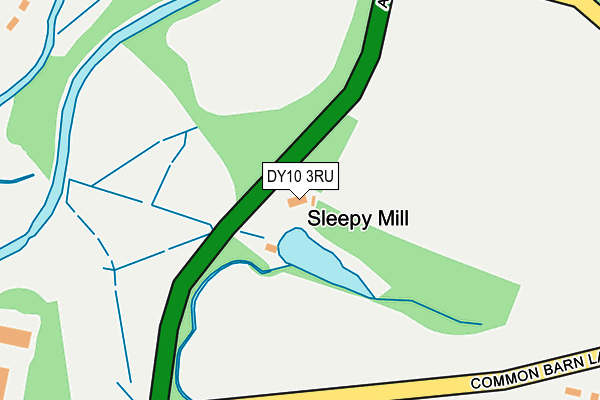 DY10 3RU map - OS OpenMap – Local (Ordnance Survey) DY10 3RU map - OS OpenMap – Local (Ordnance Survey)