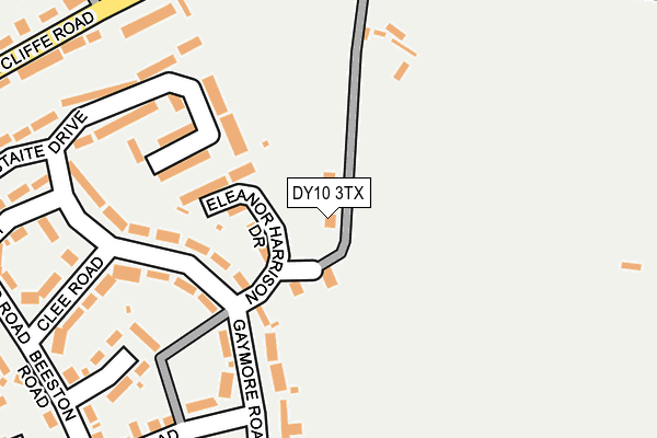 DY10 3TX map - OS OpenMap – Local (Ordnance Survey) DY10 3TX map - OS OpenMap – Local (Ordnance Survey)