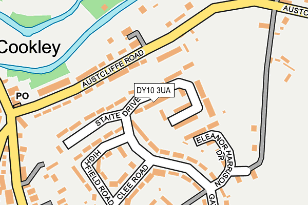 DY10 3UA map - OS OpenMap – Local (Ordnance Survey) DY10 3UA map - OS OpenMap – Local (Ordnance Survey)