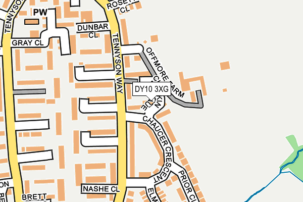 DY10 3XG map - OS OpenMap – Local (Ordnance Survey) DY10 3XG map - OS OpenMap – Local (Ordnance Survey)