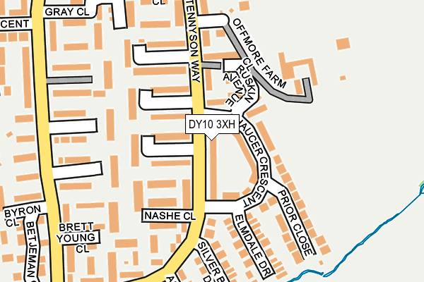DY10 3XH map - OS OpenMap – Local (Ordnance Survey) DY10 3XH map - OS OpenMap – Local (Ordnance Survey)