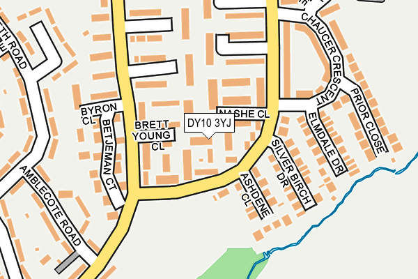 DY10 3YJ map - OS OpenMap – Local (Ordnance Survey) DY10 3YJ map - OS OpenMap – Local (Ordnance Survey)