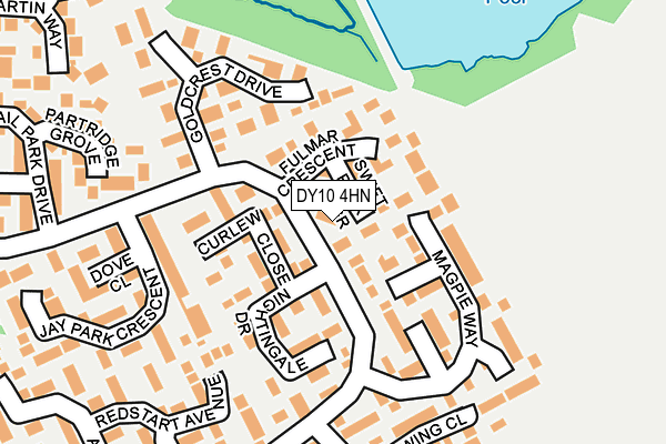 DY10 4HN map - OS OpenMap – Local (Ordnance Survey) DY10 4HN map - OS OpenMap – Local (Ordnance Survey)