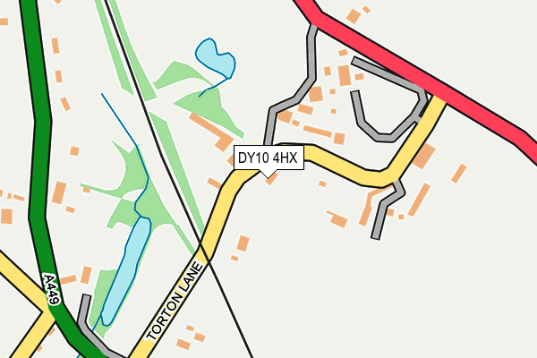 DY10 4HX map - OS OpenMap – Local (Ordnance Survey) DY10 4HX map - OS OpenMap – Local (Ordnance Survey)