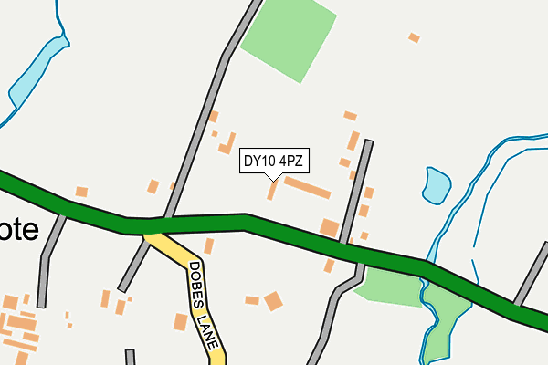 DY10 4PZ map - OS OpenMap – Local (Ordnance Survey) DY10 4PZ map - OS OpenMap – Local (Ordnance Survey)