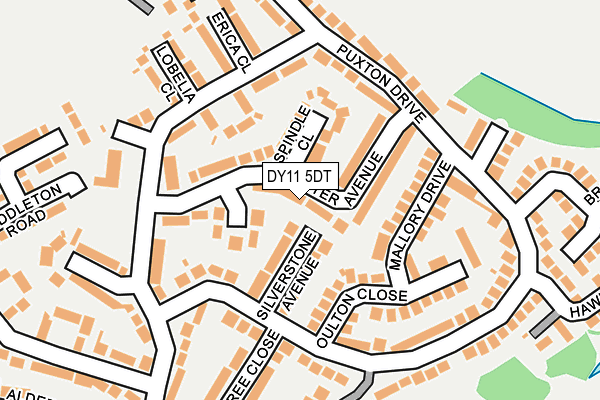 DY11 5DT map - OS OpenMap – Local (Ordnance Survey) DY11 5DT map - OS OpenMap – Local (Ordnance Survey)