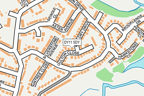 DY11 5DY map - OS OpenMap – Local (Ordnance Survey)