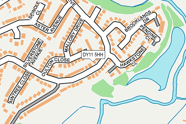 DY11 5HH map - OS OpenMap – Local (Ordnance Survey)