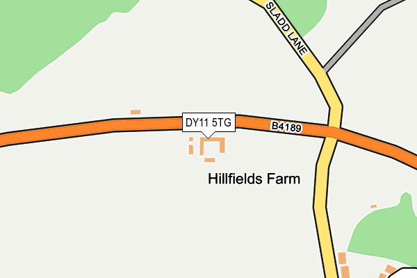 DY11 5TG map - OS OpenMap – Local (Ordnance Survey) DY11 5TG map - OS OpenMap – Local (Ordnance Survey)