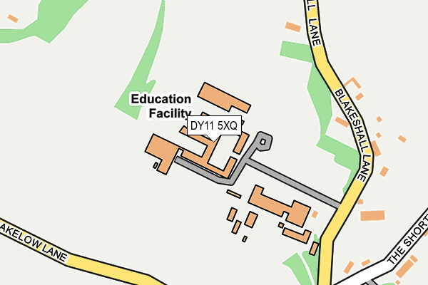 DY11 5XQ map - OS OpenMap – Local (Ordnance Survey)