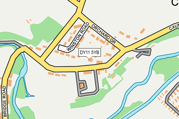 DY11 5YB map - OS OpenMap – Local (Ordnance Survey) DY11 5YB map - OS OpenMap – Local (Ordnance Survey)