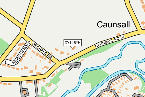 DY11 5YH map - OS OpenMap – Local (Ordnance Survey) DY11 5YH map - OS OpenMap – Local (Ordnance Survey)