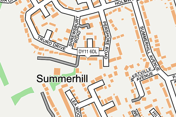 DY11 6DL map - OS OpenMap – Local (Ordnance Survey) DY11 6DL map - OS OpenMap – Local (Ordnance Survey)