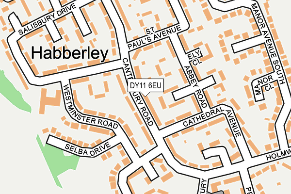 DY11 6EU map - OS OpenMap – Local (Ordnance Survey) DY11 6EU map - OS OpenMap – Local (Ordnance Survey)