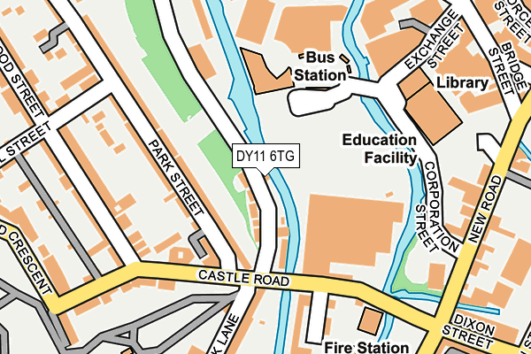 DY11 6TG map - OS OpenMap – Local (Ordnance Survey) DY11 6TG map - OS OpenMap – Local (Ordnance Survey)