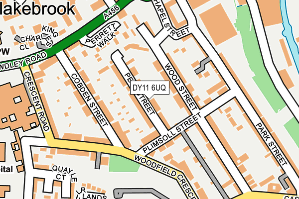 DY11 6UQ map - OS OpenMap – Local (Ordnance Survey) DY11 6UQ map - OS OpenMap – Local (Ordnance Survey)