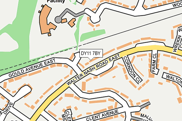 DY11 7BY map - OS OpenMap – Local (Ordnance Survey) DY11 7BY map - OS OpenMap – Local (Ordnance Survey)