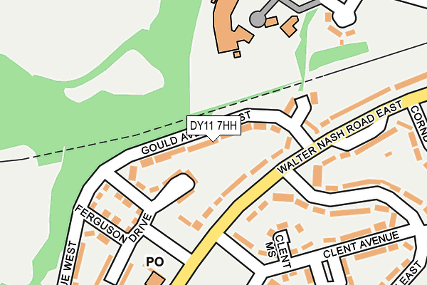 DY11 7HH map - OS OpenMap – Local (Ordnance Survey) DY11 7HH map - OS OpenMap – Local (Ordnance Survey)
