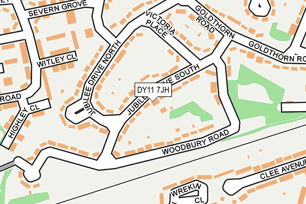 DY11 7JH map - OS OpenMap – Local (Ordnance Survey) DY11 7JH map - OS OpenMap – Local (Ordnance Survey)