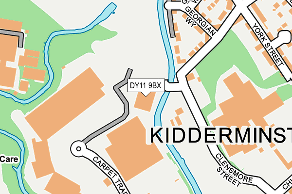 DY11 9BX map - OS OpenMap – Local (Ordnance Survey) DY11 9BX map - OS OpenMap – Local (Ordnance Survey)