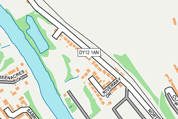 DY12 1AN map - OS OpenMap – Local (Ordnance Survey) DY12 1AN map - OS OpenMap – Local (Ordnance Survey)