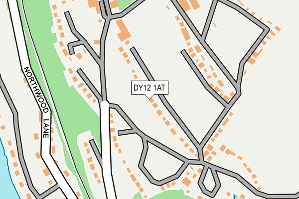 DY12 1AT map - OS OpenMap – Local (Ordnance Survey) DY12 1AT map - OS OpenMap – Local (Ordnance Survey)