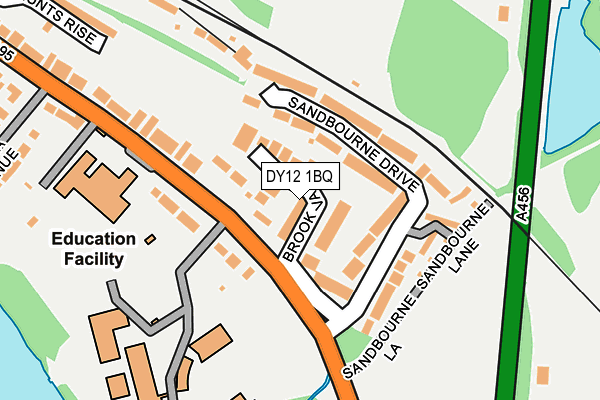 DY12 1BQ map - OS OpenMap – Local (Ordnance Survey) DY12 1BQ map - OS OpenMap – Local (Ordnance Survey)