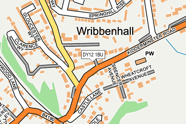 DY12 1BU map - OS OpenMap – Local (Ordnance Survey) DY12 1BU map - OS OpenMap – Local (Ordnance Survey)
