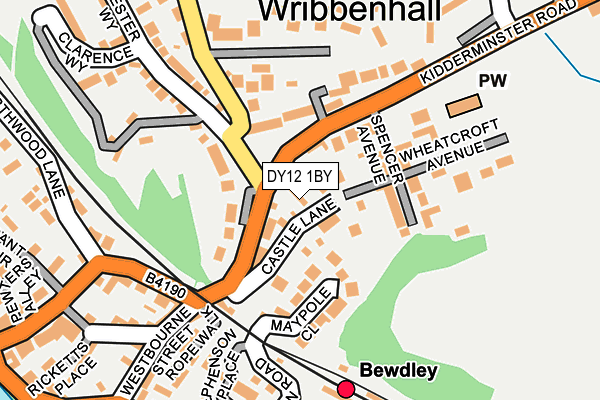 DY12 1BY map - OS OpenMap – Local (Ordnance Survey) DY12 1BY map - OS OpenMap – Local (Ordnance Survey)
