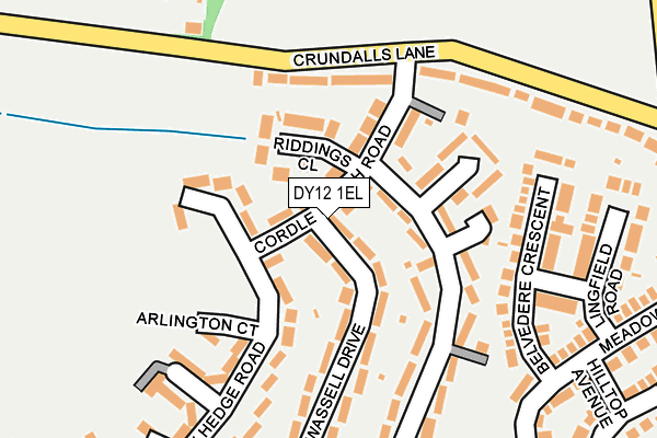 DY12 1EL map - OS OpenMap – Local (Ordnance Survey) DY12 1EL map - OS OpenMap – Local (Ordnance Survey)