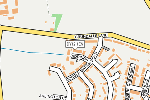 DY12 1EN map - OS OpenMap – Local (Ordnance Survey) DY12 1EN map - OS OpenMap – Local (Ordnance Survey)