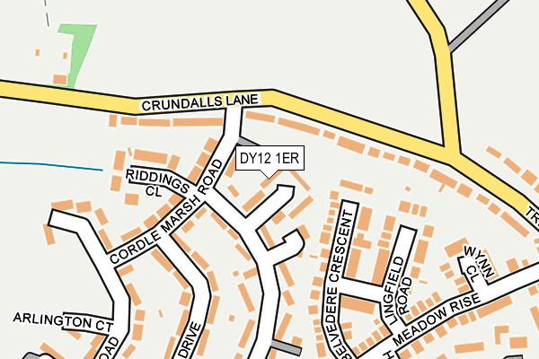 DY12 1ER map - OS OpenMap – Local (Ordnance Survey) DY12 1ER map - OS OpenMap – Local (Ordnance Survey)
