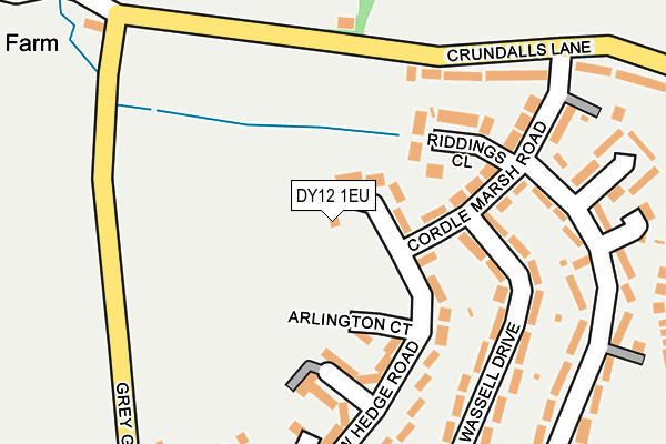 DY12 1EU map - OS OpenMap – Local (Ordnance Survey) DY12 1EU map - OS OpenMap – Local (Ordnance Survey)