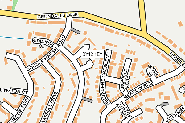 DY12 1EY map - OS OpenMap – Local (Ordnance Survey) DY12 1EY map - OS OpenMap – Local (Ordnance Survey)