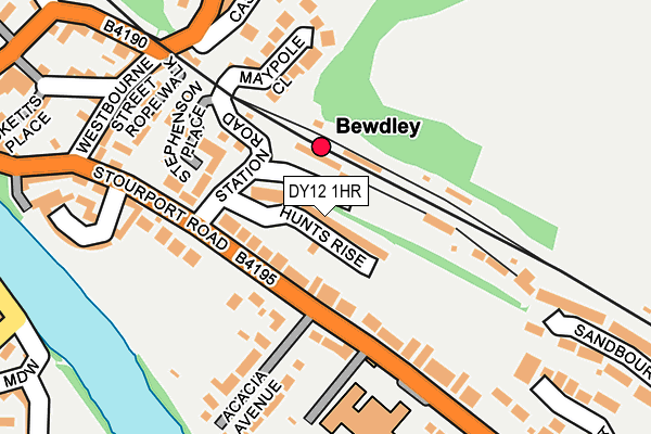DY12 1HR map - OS OpenMap – Local (Ordnance Survey) DY12 1HR map - OS OpenMap – Local (Ordnance Survey)